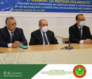 Read more about the article رئيس اللجنة الوطنية لحقوق الإنسان يشارك في طاولة مستديرة حول إنفاذ القانون المجرم للعبودية