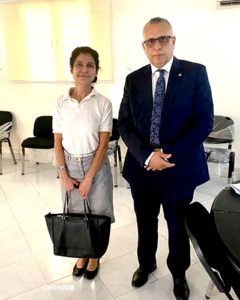 Lire la suite à propos de l’article Le président de la Commission nationale des droits de l’homme Maitre Ahmed Salem Bouhoubeyni a reçu ce matin lors d’un entretien de débriefing Madame Afarin Goudarzi