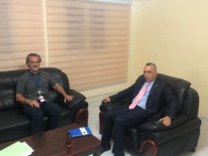 Read more about the article رئيس اللجنة يستقبل ممثل المفوضية السامية للأمم المتحدة لحقوق الإنسان