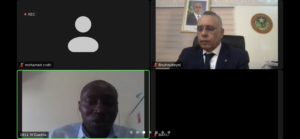 Lire la suite à propos de l’article Le président assiste par webinaire à la Reunion des Présidents  Des INDH et Membres De L&rsquo;AFCNDH