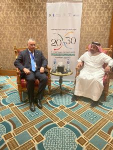 Read more about the article شارك رئيس اللجنة الوطنية لحقوق الانسان الأستاذ احمد سالم بوحبيني في القاهرة خلال يومي 27. 28 فبراير 2022 في فعاليات المؤتمر الدولي