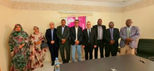 Lire la suite à propos de l’article Le Président de la Commission nationale des droits de l’homme, M. Ahmed Salem Bouhoubeyni, a reçu aujourd’hui une délégation de l’Union des journalistes mauritaniens