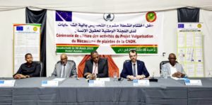 Lire la suite à propos de l’article La commission nationale des droits de l’homme a organisé ce jour à l’hôtel Azalai une cérémonie de clôture du projet de vulgarisation du mécanisme de plaintes de la cndh financé par l’Union Européenne.