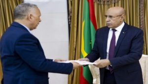 Read more about the article استقبل فخامة السيد محمد الشيخ محمد الغزواني رئيس الجمهورية، اليوم الجمعة 14 أكتوبر 2022 رئيس اللجنة الوطنية لحقوق الإنسان الأستاذ أحمد سالم بوحبيني