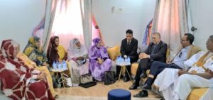 Read more about the article وفد من اللجنة الوطنية لحقوق الإنسان يلتقي برئيسة وأعضاء مركز محيط