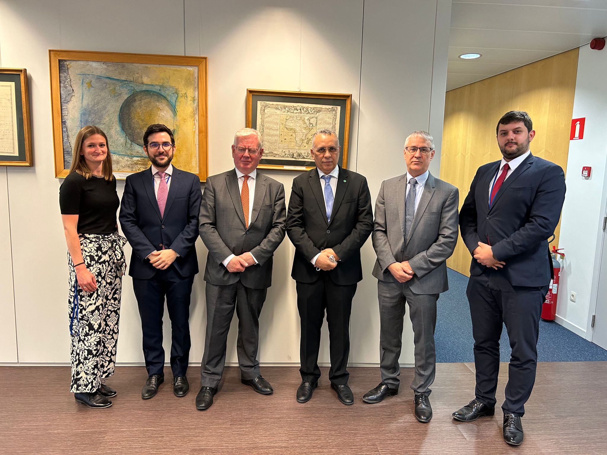 Read more about the article بروكسل: رئيس اللجنة الوطنية لحقوق الإنسان يستقبل من طرف الممثل الخاص للاتحاد الأوروبي المعني بحقوق الإنسان