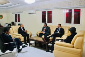 Read more about the article رئيس اللجنة يستقبل مسؤول برامج الشؤون الدولية للمكتب الدولي لمكافحة المخدرات