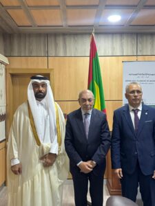 Read more about the article رئيس اللجنة الوطنية لحقوق الإنسان في زيارات رفقة وفد الشبكة العربية