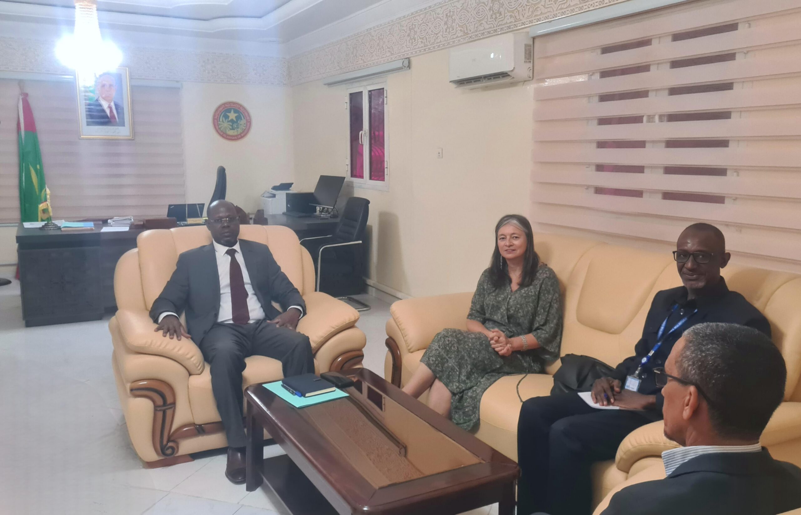 You are currently viewing رئيس اللجنة الوطنية لحقوق الإنسان يلتقى ممثلة المفوضية السامية للأمم المتحدة بنواكشوط