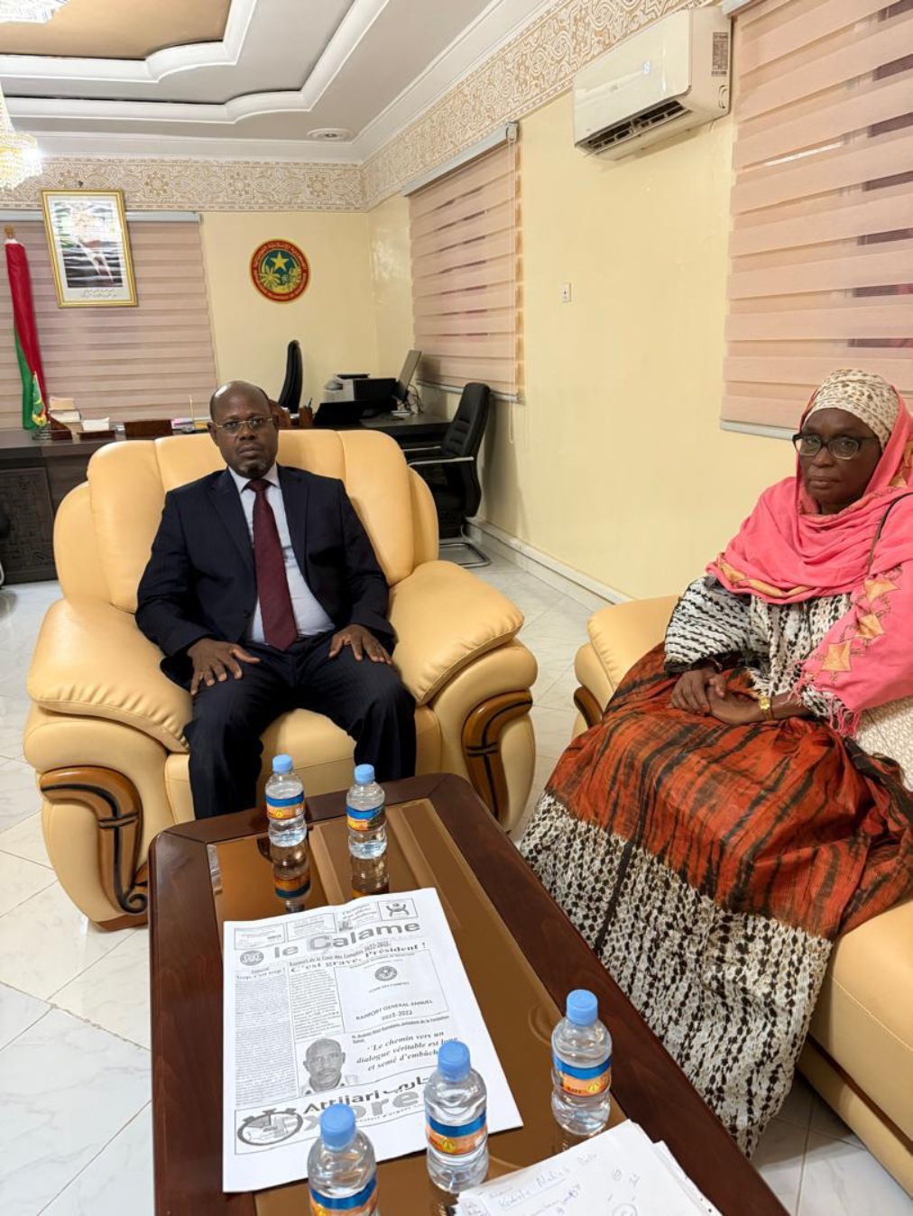 You are currently viewing Rencontre du Président de la Commission avec le député Kadiata Malick Diallo