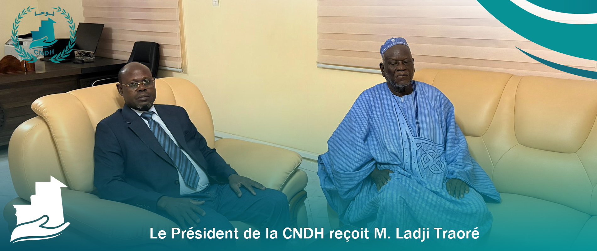 You are currently viewing Le Président de la CNDH reçoit M. Ladji Traoré